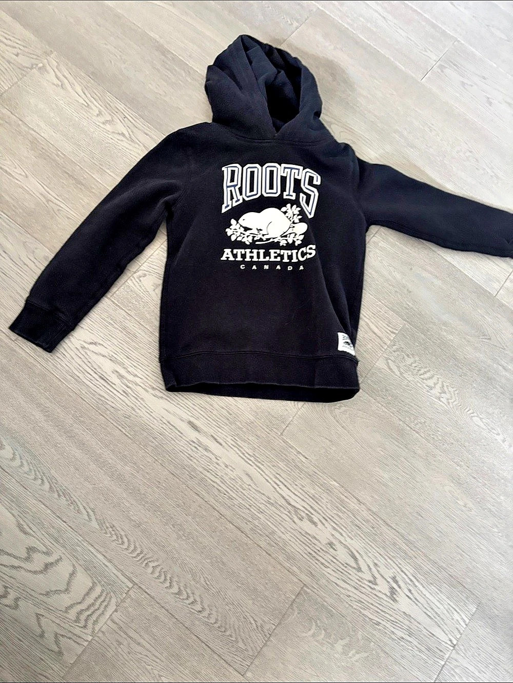 Roots Athletics Canada Kids Hoodie Black Boys XL / 16-18